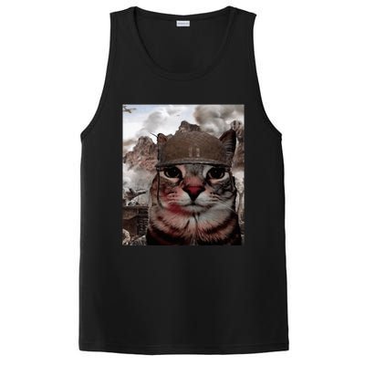 Thousand Yard Stare Funny Soldier Cat Meme In Battlefield PosiCharge Competitor Tank