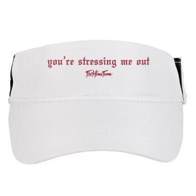 Thehometeam YouRe Stressing Me Out Adult Drive Performance Visor