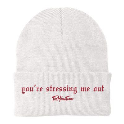 Thehometeam YouRe Stressing Me Out Knit Cap Winter Beanie