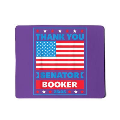 Thank You Senator Cory Booker 25 Hours And 5 Minutes Mousepad