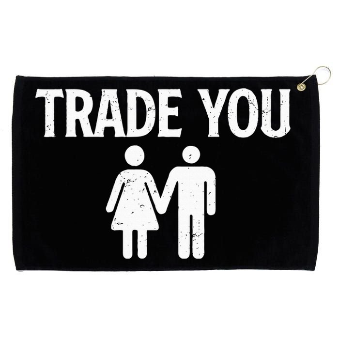 Trade You Swinger Wife Husband Swapping Swinging Lifestyle Grommeted Golf Towel