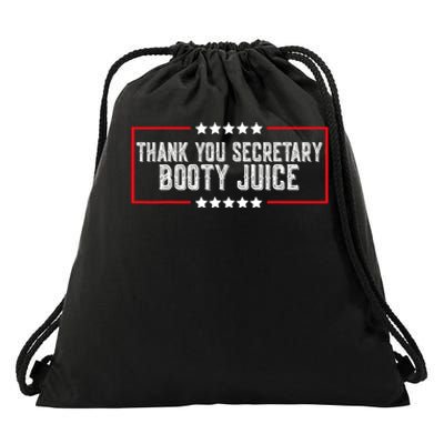 Thank You Secretary Booty Juice Funny Biden Drawstring Bag