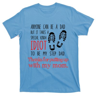 Thank You Stepdad Stepfather Funny Gift From Daughter Funny Gift T-Shirt