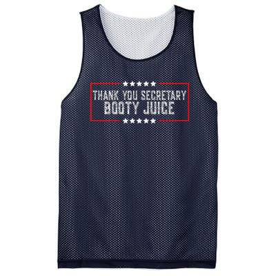 Thank You Secretary Booty Juice Funny Biden Mesh Reversible Basketball Jersey Tank