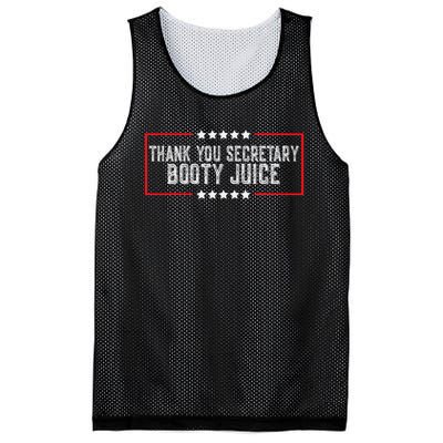 Thank You Secretary Booty Juice Funny Biden Mesh Reversible Basketball Jersey Tank