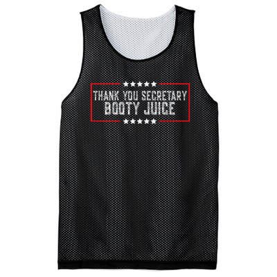 Thank You Secretary Booty Juice Funny Biden Mesh Reversible Basketball Jersey Tank