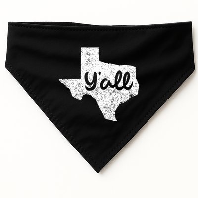 Texas YAll Southern Saying Proud Texan Quote USA-Made Doggie Bandana