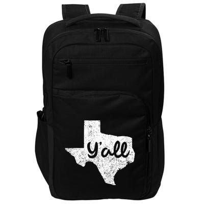 Texas YAll Southern Saying Proud Texan Quote Impact Tech Backpack