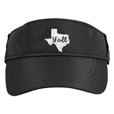 Texas YAll Southern Saying Proud Texan Quote Adult Drive Performance Visor