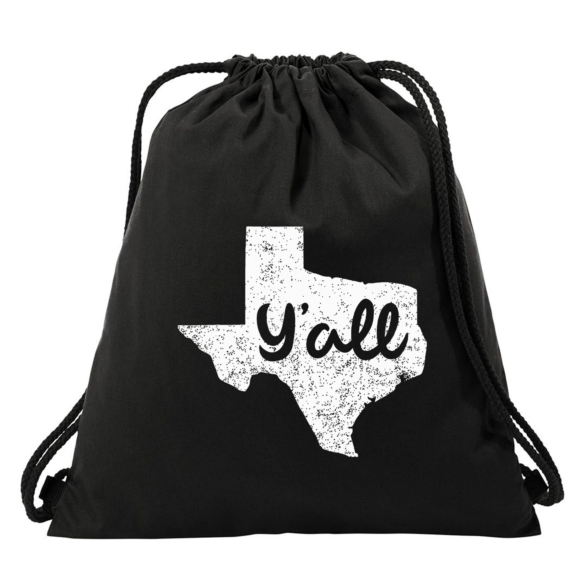 Texas YAll Southern Saying Proud Texan Quote Drawstring Bag