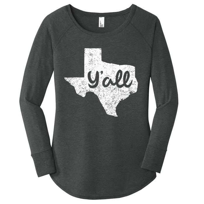 Texas YAll Southern Saying Proud Texan Quote Women's Perfect Tri Tunic Long Sleeve Shirt