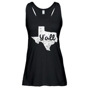 Texas YAll Southern Saying Proud Texan Quote Ladies Essential Flowy Tank