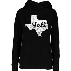 Texas YAll Southern Saying Proud Texan Quote Womens Funnel Neck Pullover Hood