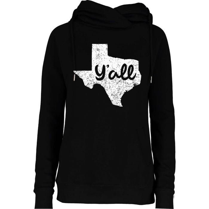 Texas YAll Southern Saying Proud Texan Quote Womens Funnel Neck Pullover Hood