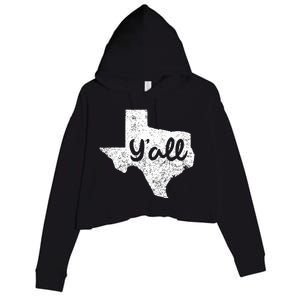 Texas YAll Southern Saying Proud Texan Quote Crop Fleece Hoodie