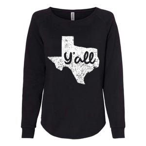 Texas YAll Southern Saying Proud Texan Quote Womens California Wash Sweatshirt