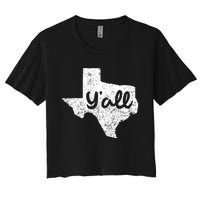 Texas YAll Southern Saying Proud Texan Quote Women's Crop Top Tee