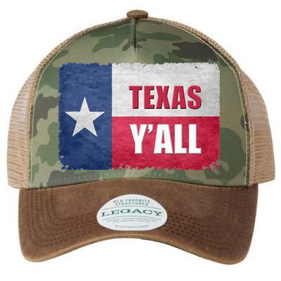 Texas YAll State Of Texas Flag Legacy Tie Dye Trucker Hat