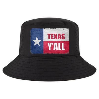 Texas YAll State Of Texas Flag Cool Comfort Performance Bucket Hat