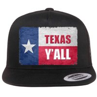 Texas YAll State Of Texas Flag Flat Bill Trucker Hat