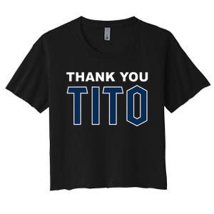 Thank You Tito Women's Crop Top Tee