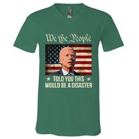 Told You This Would Be The Disaster Funny Anti Biden V-Neck T-Shirt