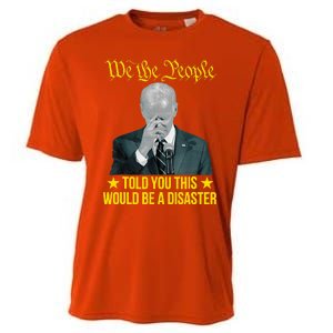 Told You This Would Be The Disaster Funny Anti Biden Cooling Performance Crew T-Shirt