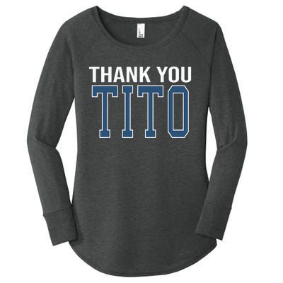 Thank You Tito Women's Perfect Tri Tunic Long Sleeve Shirt