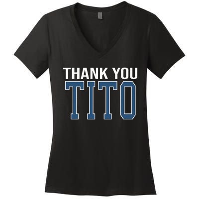 Thank You Tito Women's V-Neck T-Shirt