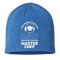 Too Young To Be The Dad Of A Master Chef Gift Sustainable Beanie