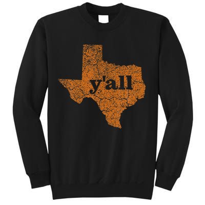 Texas Yall Texas State Map Sweatshirt