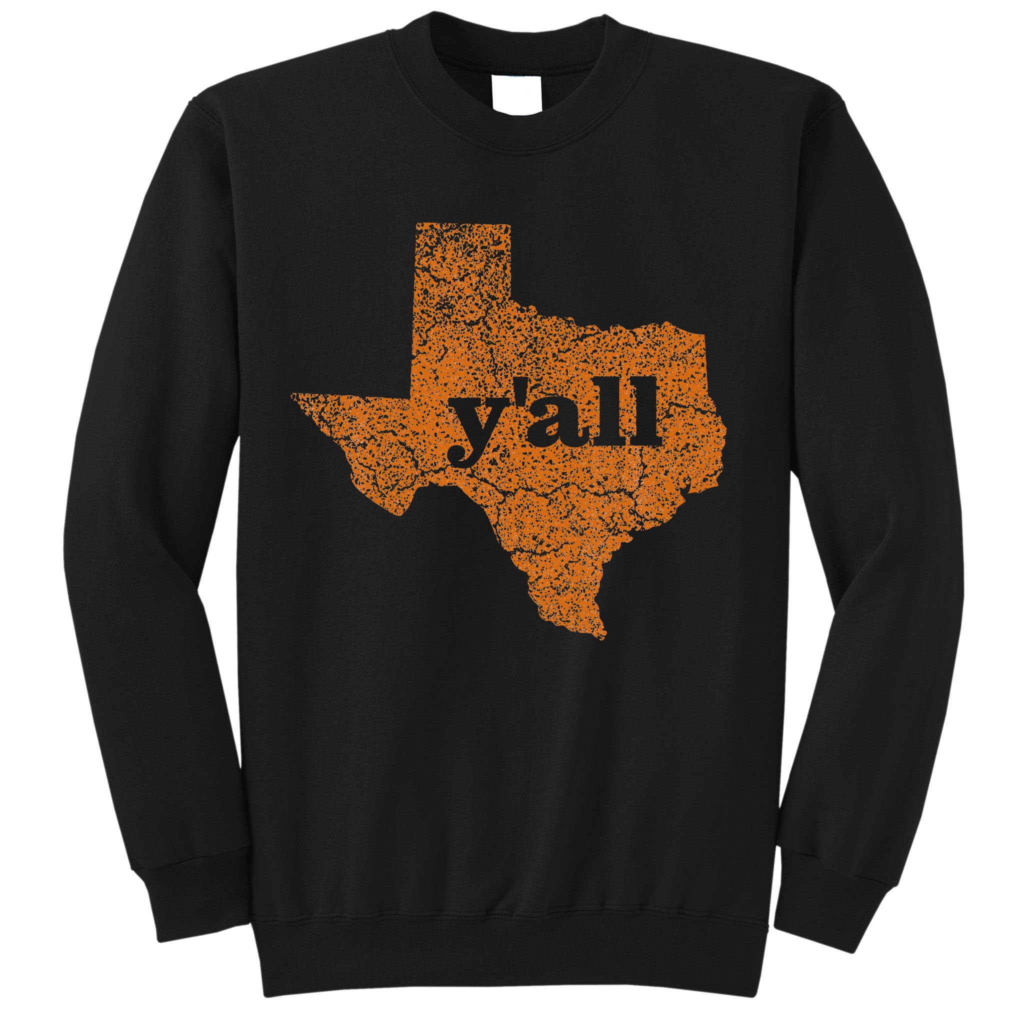 Texas Yall Texas State Map Sweatshirt