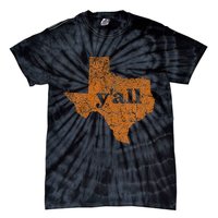Texas Yall Texas State Map Tie-Dye T-Shirt