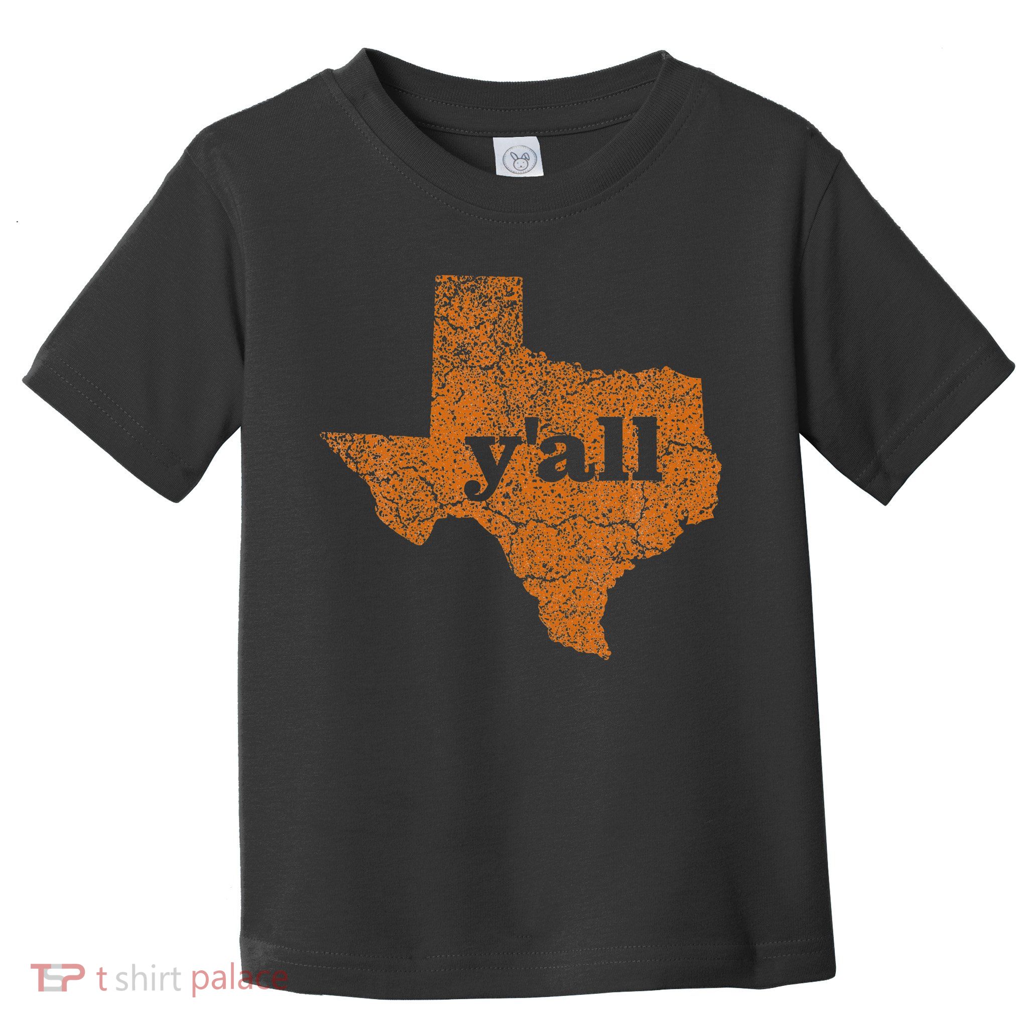 Texas Yall Texas State Map Toddler T-Shirt