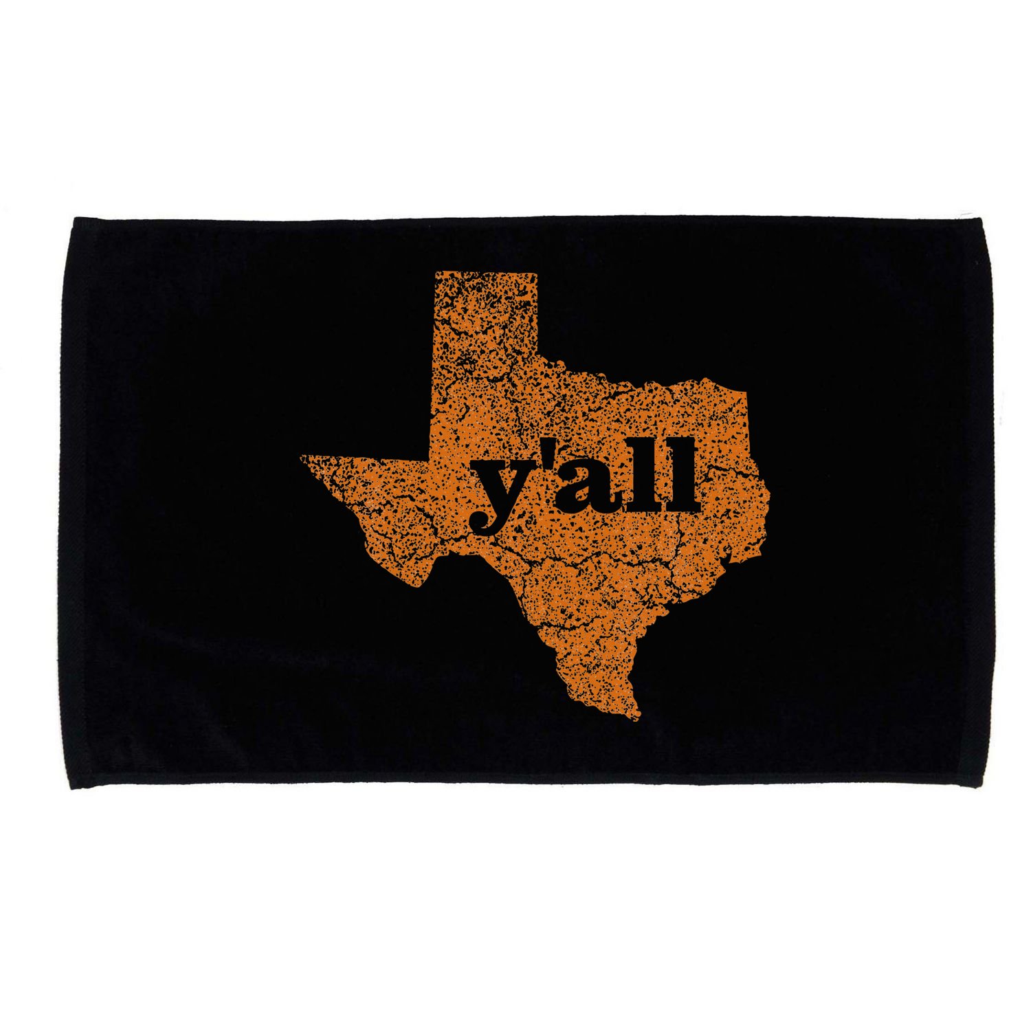 Texas Yall Texas State Map Microfiber Hand Towel