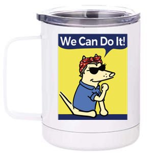 The Yogscast Teddy The Dog We Can Do It 12 oz Stainless Steel Tumbler Cup