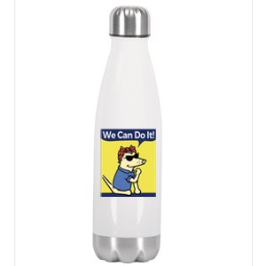 The Yogscast Teddy The Dog We Can Do It Stainless Steel Insulated Water Bottle