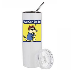 The Yogscast Teddy The Dog We Can Do It Stainless Steel Tumbler