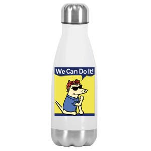 The Yogscast Teddy The Dog We Can Do It Stainless Steel Insulated Water Bottle