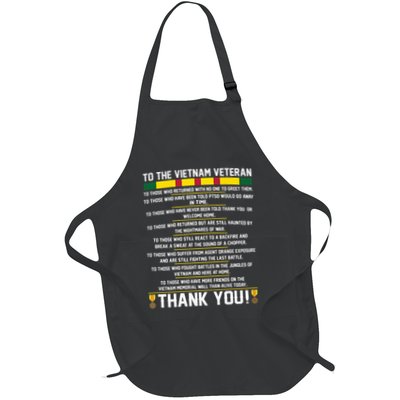 Thank You To The Vietnam Veterans Gift Apron