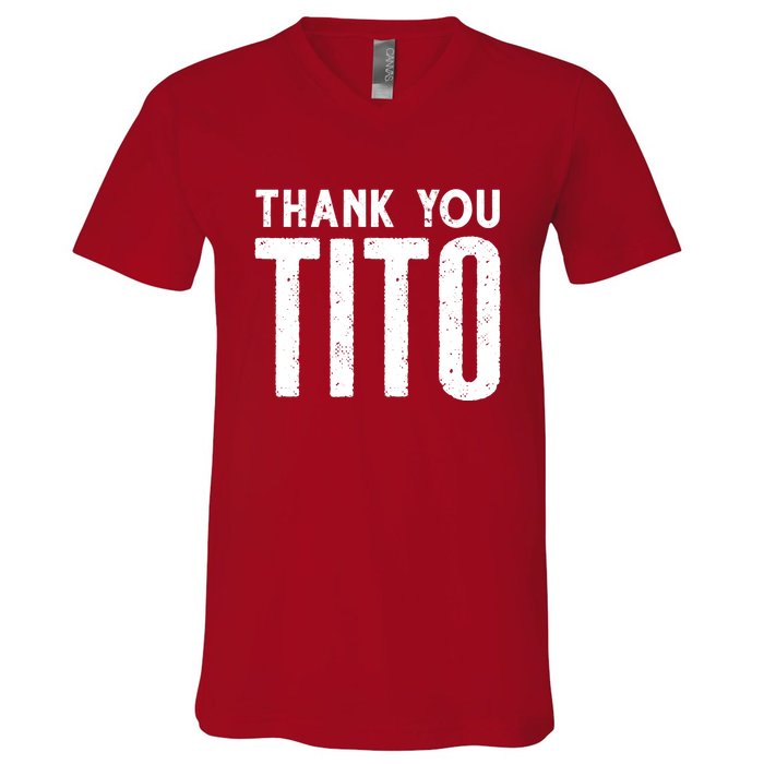 Thank Youtito V-Neck T-Shirt