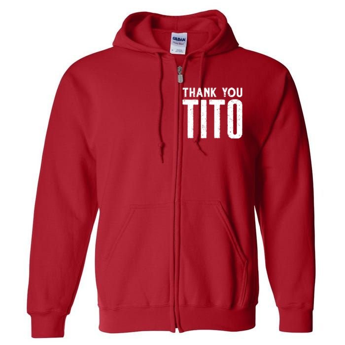 Thank Youtito Full Zip Hoodie