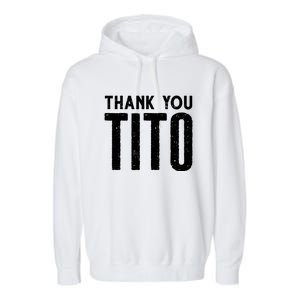 Thank Youtito Garment-Dyed Fleece Hoodie