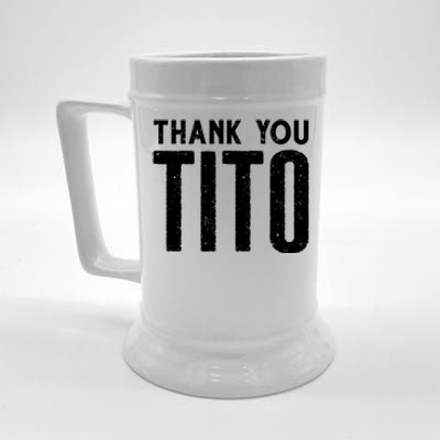 Thank Youtito Beer Stein