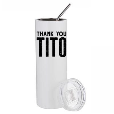 Thank Youtito Stainless Steel Tumbler