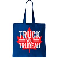 Truck You TRUDEAU I Support Convoy Freedom 2022 USA Canada Tote Bag