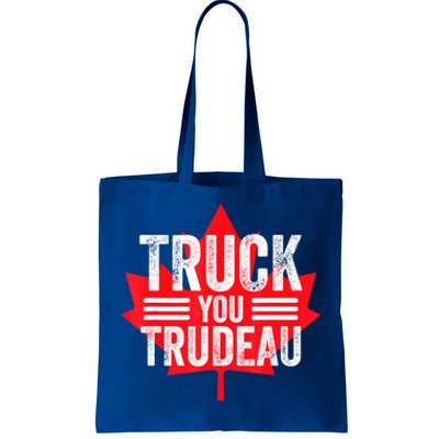 Truck You TRUDEAU I Support Convoy Freedom 2022 USA Canada Tote Bag