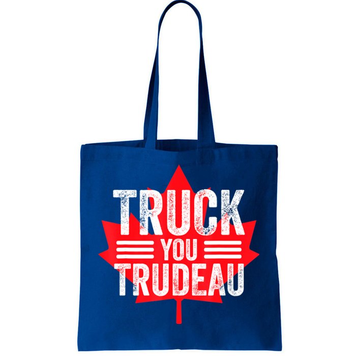 Truck You TRUDEAU I Support Convoy Freedom 2022 USA Canada Tote Bag