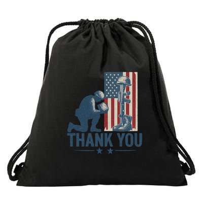 Thank You Drawstring Bag