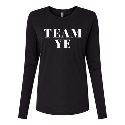 Team Ye Womens Cotton Relaxed Long Sleeve T-Shirt